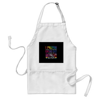 Gay Bisexual Pride Flag LGBTQ Adult Apron