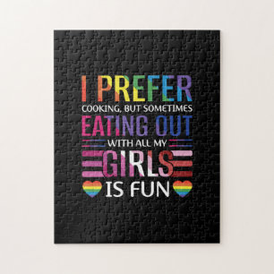Gay Bisexual Pride Flag LGBTQ Jigsaw Puzzle