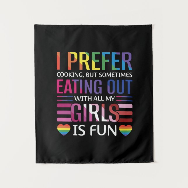 Gay Bisexual Pride Flag LGBTQ Tapestry (Front)