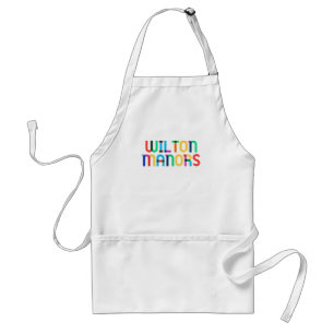 Gay-Borhood Pride - Wilton Manors Adult Apron
