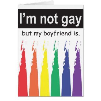 Gay Boyfriend Cards | Zazzle