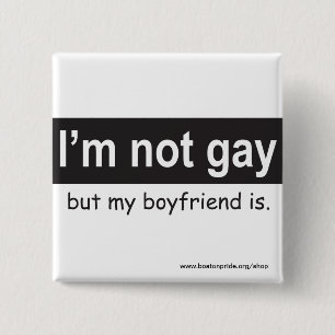 Gay Boyfriend Square Button