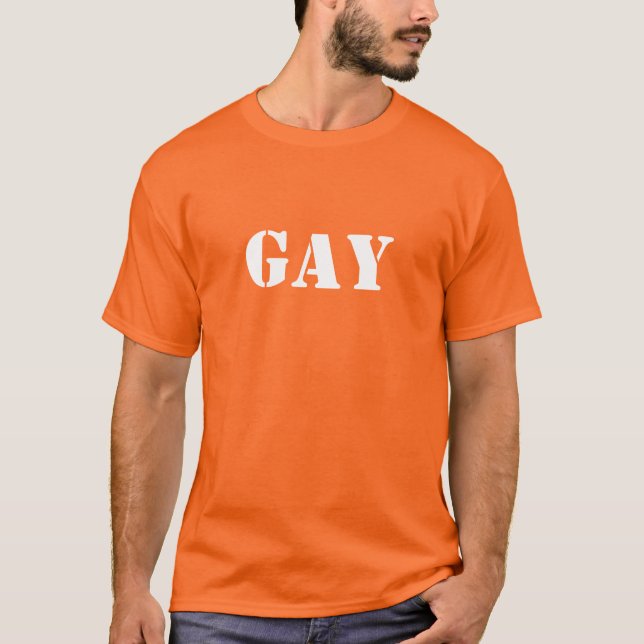 GAY By #PTF T-Shirt (Front)