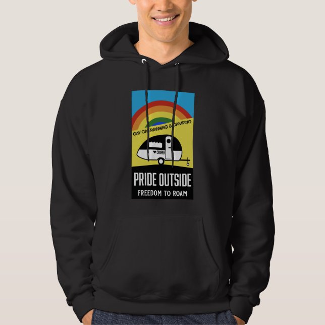 Gay caravan camping T-Shirt Hoodie (Front)