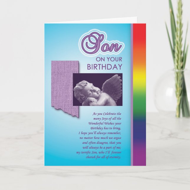 Gay Cards - Bday Son 01 (Front)