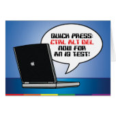 Gay Cards - Ctrl Alt Delete (Front Horizontal)