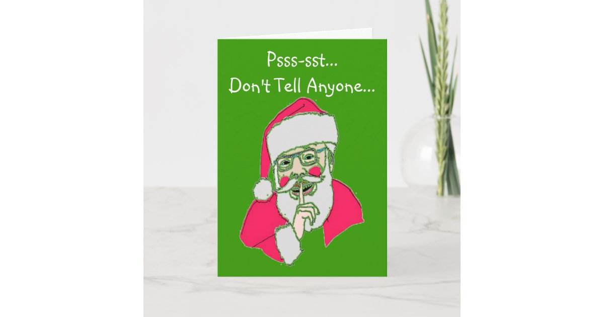 Gay Christmas Cards---"The Twisted Santa" Holiday Card | Zazzle