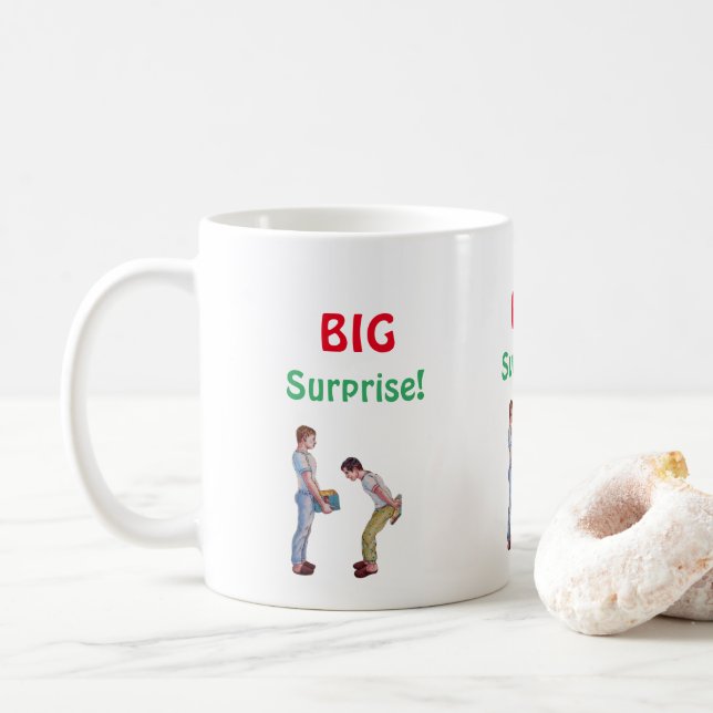 Gay Christmas Humor Gift Mug (With Donut)