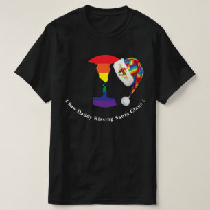 Gay Christmas Kiss T-Shirt