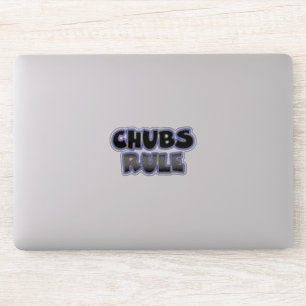 Gay Chubby Chaser Chubs Rule Sticker