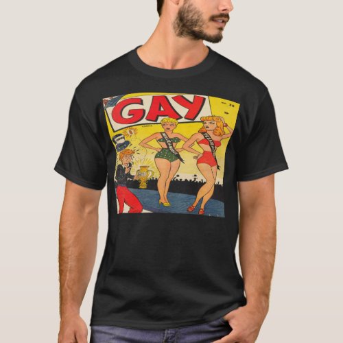 Gay Comics 26 Vintage Comic Book T_Shirt