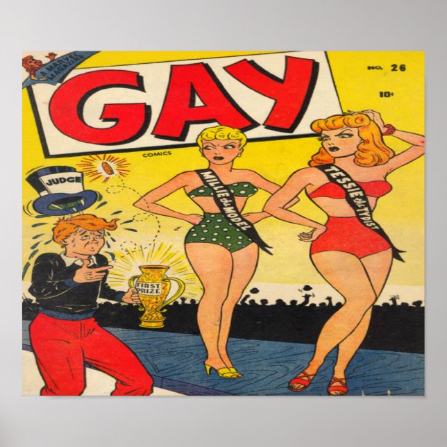 Gay Comics - Comic Book Poster (Front)