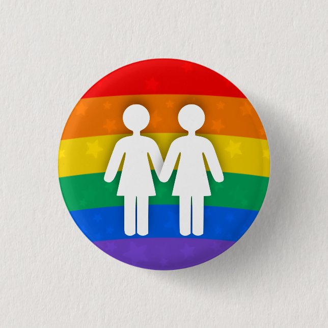 Gay Couple Button (Front)