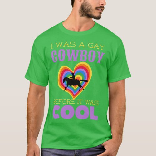 Gay Cowboy Lgbtq T_Shirt