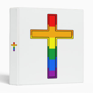 Gay Cross 3 Ring Binder