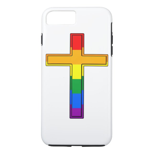 Gay Cross Case-Mate iPhone Case (Back)