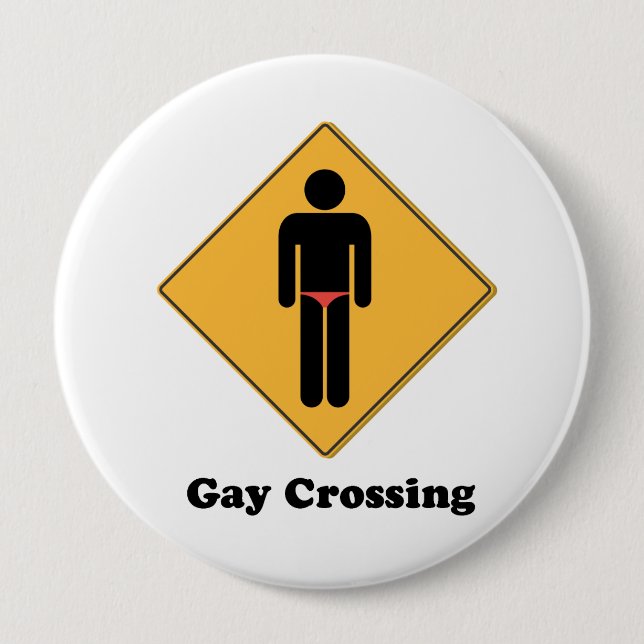 Gay Crossing Button (Front)