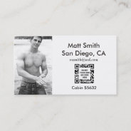 Gay Cruise Card (with Back And Qr Code) at Zazzle