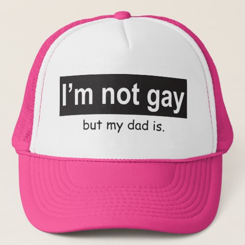 Gay Dad Trucker Trucker Hat