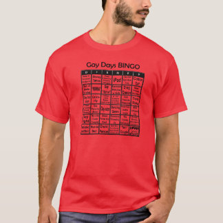 Gay Days Bingo T-Shirt