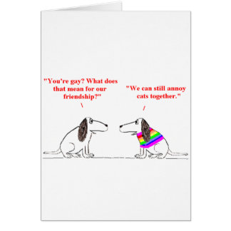 Gay Dog Cartoon 45 Cards