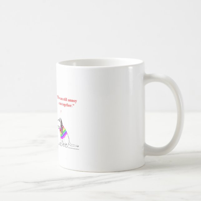 Gay Dog Cartoon 45 Coffee Mug (Right)
