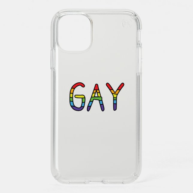Gay Doodle Design Speck iPhone 11 Case (Front)