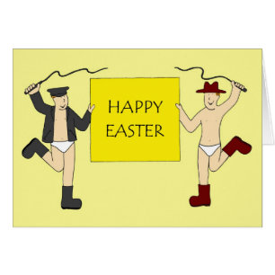 Gay Easter Greetings Cartoon Cards