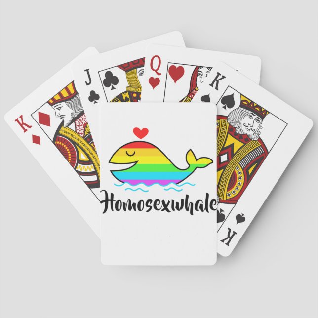 gay election | LGBTQ+ Pride Poker Cards (Back)