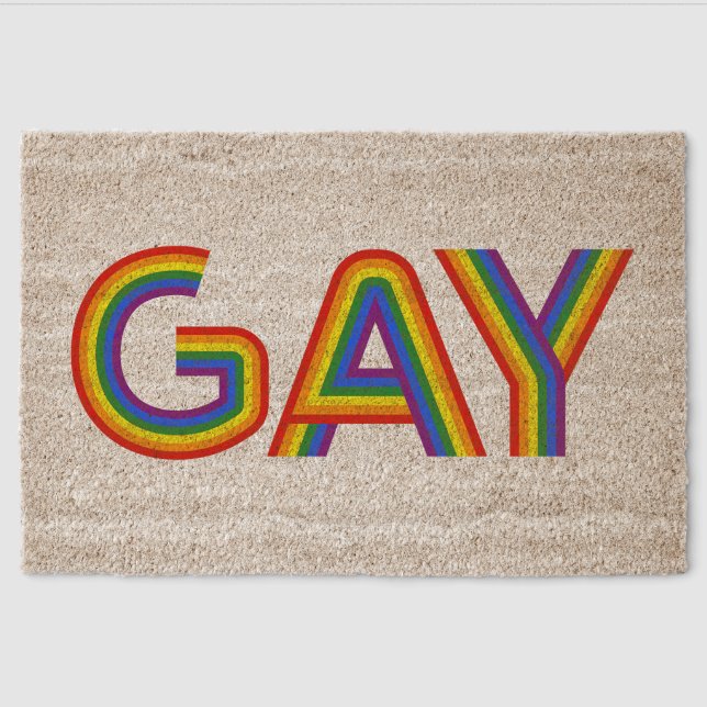 GAY FIBER DOORMAT (Front)