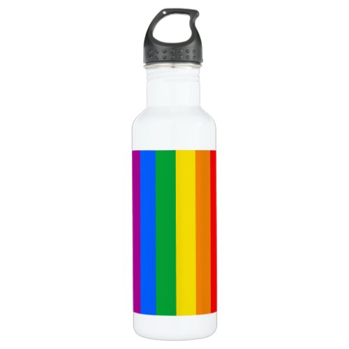GAY FLAG ORIGINAL _png Stainless Steel Water Bottle