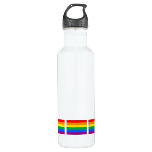 GAY FLAG ORIGINAL _png Stainless Steel Water Bottle