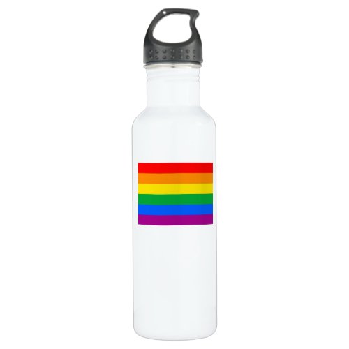 GAY FLAG ORIGINAL _png Stainless Steel Water Bottle