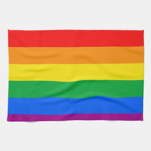 GAY FLAG ORIGINAL _png Towel