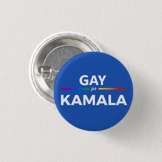 Gay for Biden Harris Button