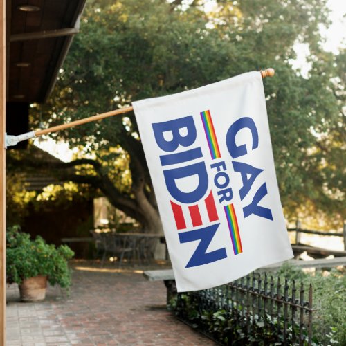 GAY FOR BIDEN HARRIS HOUSE FLAG