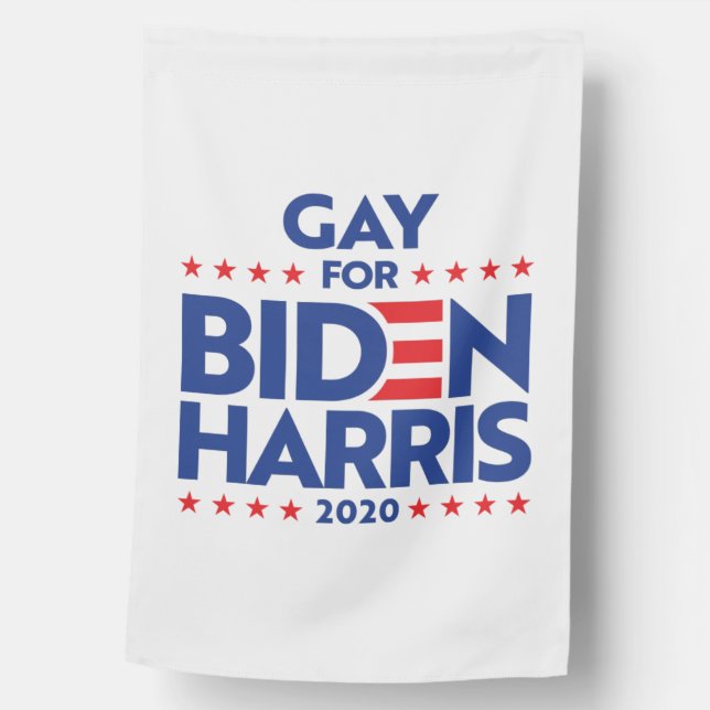 GAY FOR BIDEN HARRIS HOUSE FLAG (Front)