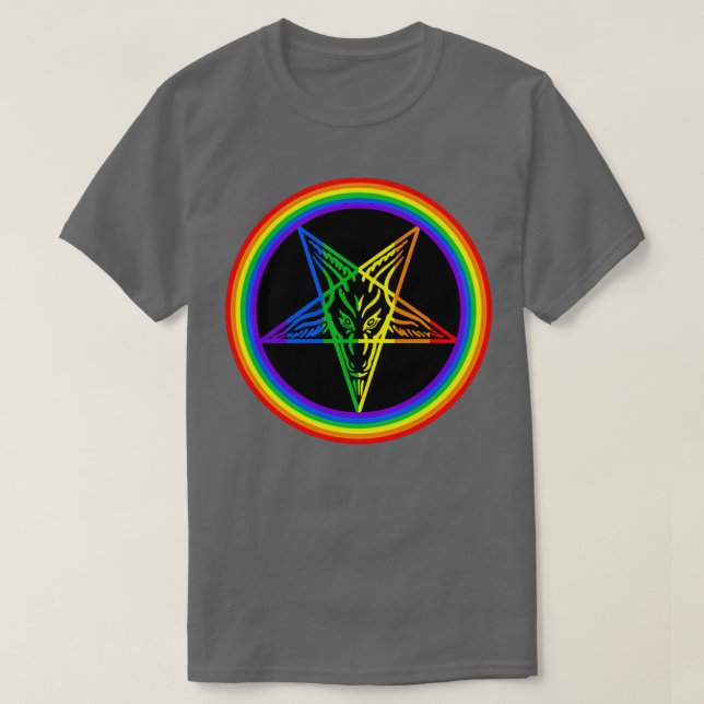 Gay for Satan 2 T-Shirt (Design Front)