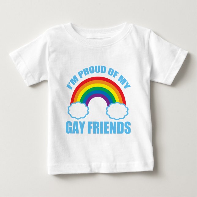 Gay Friends Baby T-Shirt (Front)