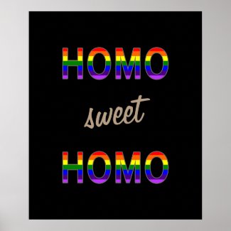 Gay Funny Homo Sweet Homo