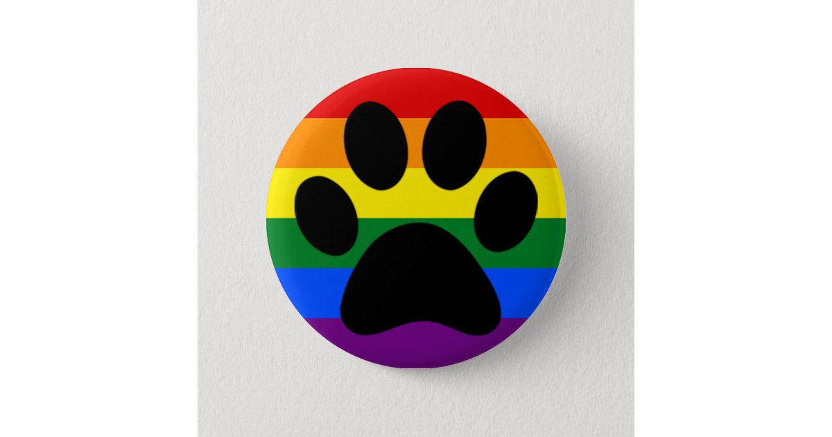 Gay Furry Pride Pinback Button Zazzle 7921