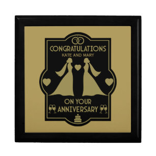  Gay Girls Wedding Anniversary Gift Box