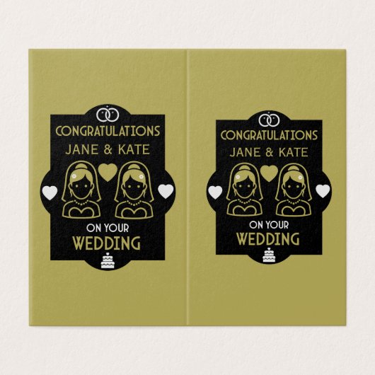 Gay Girls Wedding Day (Outside Unfolded)