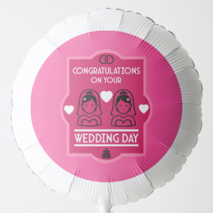 Gay Girls Wedding Day Balloon