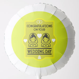 Gay Girls Wedding Day Balloon