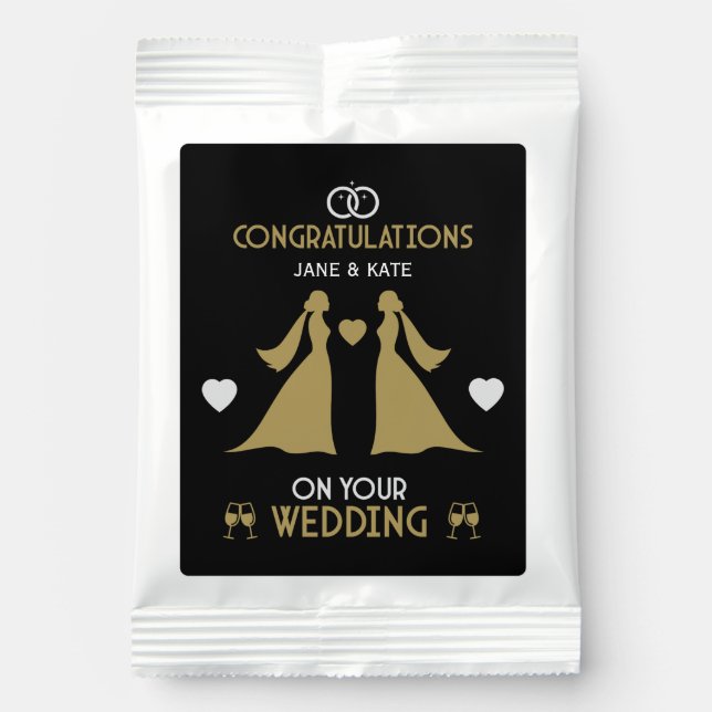 Gay Girls Wedding Day Margarita Drink Mix (Front)
