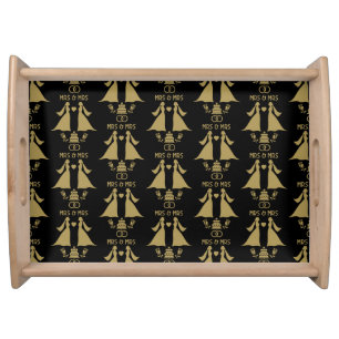 Gay Girls Wedding Day Serving Tray