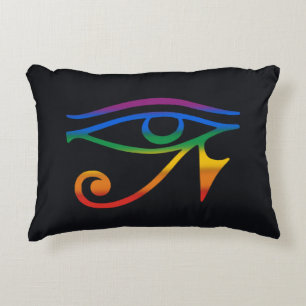 Gay Goth Pride Flag Accent Pillow
