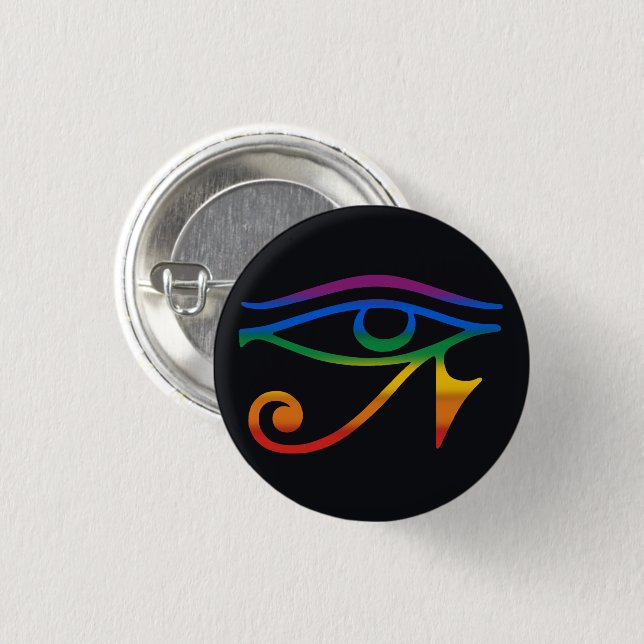 Gay Goth Pride Flag Button (Front & Back)