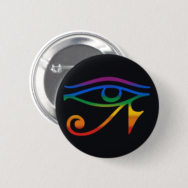 Gay Goth Pride Flag Button (Front & Back)